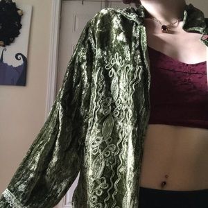 Vintage crushed velvet jacket